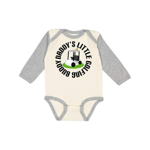 Inktastic Daddys Little Golfing Buddy Boys or Girls Long Sleeve Baby Bodysuit