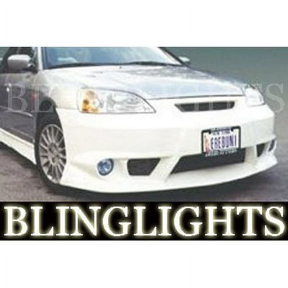For 2001 2002 2003 Honda Civic Erebuni Body Kit Bumper Foglamps Foglights Fog Lamps Driving Lights