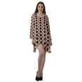 thumbnail image 2 of Moomaya Chemise à Manches Longues Femme Imprimée Robes Grande Taille Rayonne Tuniques Courtes, 2 of 4
