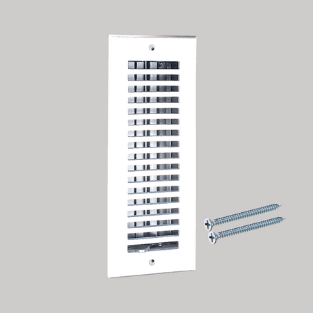 

Prima Decorative Hardware Cast Aluminum Floor Register Size 3 X 10 VR102