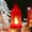 Red, variant on 100Fens Mini Portable Hexagonal Wind Lamp Small Oil Lamp Festival Wind Lamp Electronic Candle Small Horse Lantern Ambience Lamp Night Light