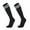 Black White, variant on NUZYZ Adults Children Breathable Anti-Slip Soccer Football Sports Long Tube Socks