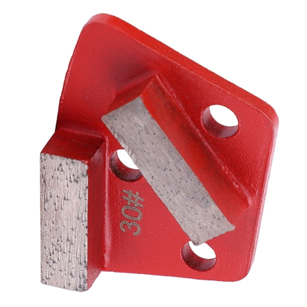 Disco Abrasivo De Diamante Trapezoidal De 3 Piezas, Material De Diamante De Aplicaciones Amplias, Raspador De Metal Trapezoidal De Grano # 30 Para Concreto De Piso De Amoladora