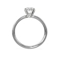thumbnail image 2 of Diamond-Capitals 2.00 Carat Stunning Oval Cut (D/VVS1) Moissanite Diamond Bridal Ring for her in Solid 14K White Gold Size 8, 2 of 6