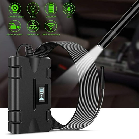 Wireless Borescope Inspection Camera With IP67 Waterproof Snake Camera And 8 LED Light Endoscope Camera , User-Friendly Borescopes