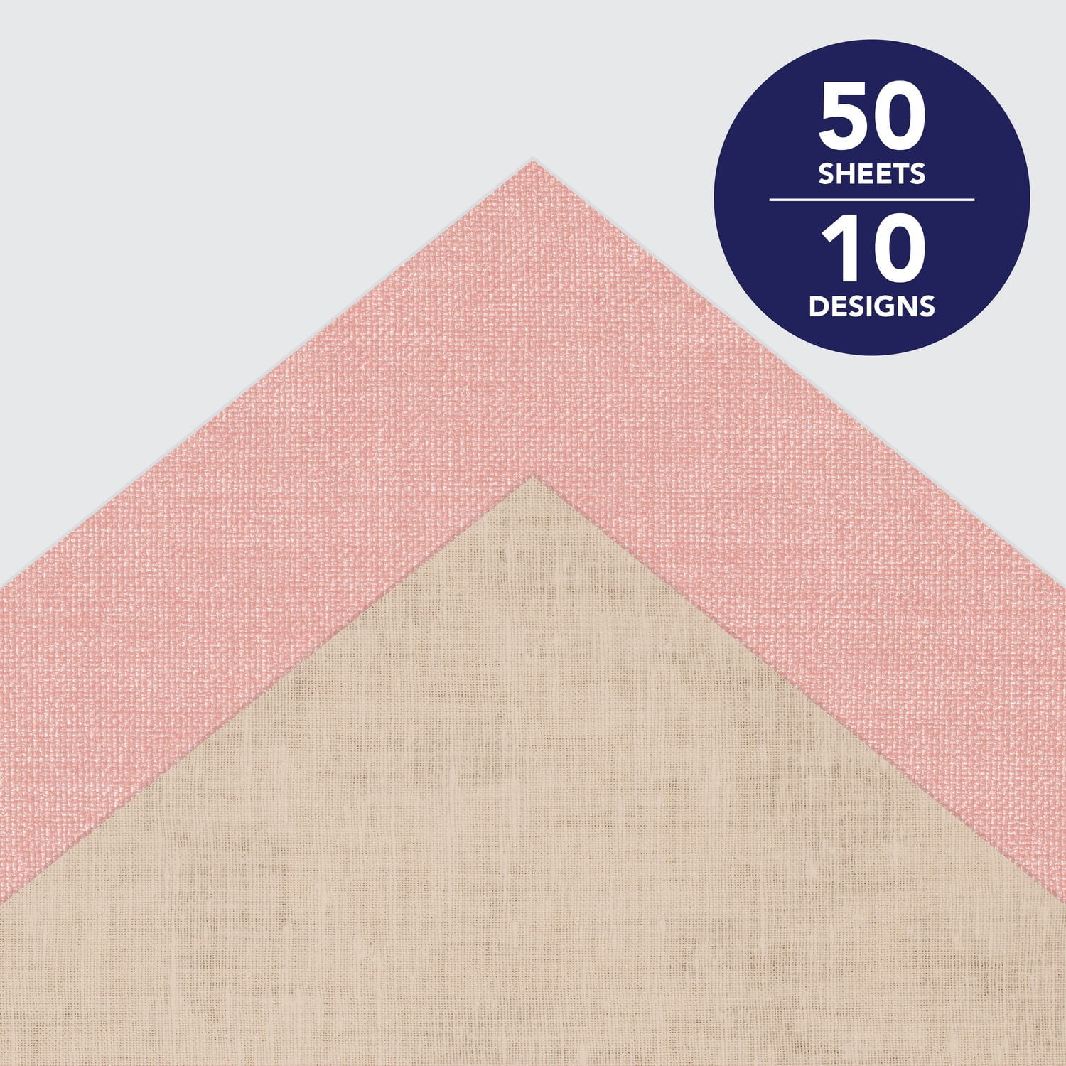 Roobee by Mara Mi Texture Paper Pad 8.5" x 11" - 24 lb/ 110 GSM, 50 sheets, 10 Designs