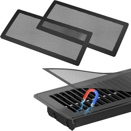 

1PCS Magnetic Floor Vent Covers - 5.5x12Inch Mesh Filters for Home/Floor/Wall/Ceiling Catch Debris Hair Dust