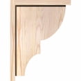 thumbnail image 3 of 5 1/2"W x 12"D x 16"H Ridgewood Smooth Corbel w/Backplate, Douglas Fir, 3 of 9