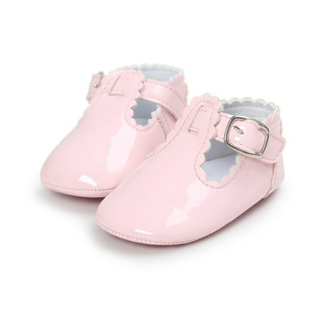 Fashion Baby Girls Baby Shoes Cute Newborn First Walker Shoes Infant Letter Princess Soft Sole Bottom Anti-slip