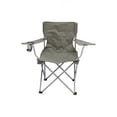 Ozark Trail Quad Folding Camp Chair 2 Pack,with Mesh Cup Holder