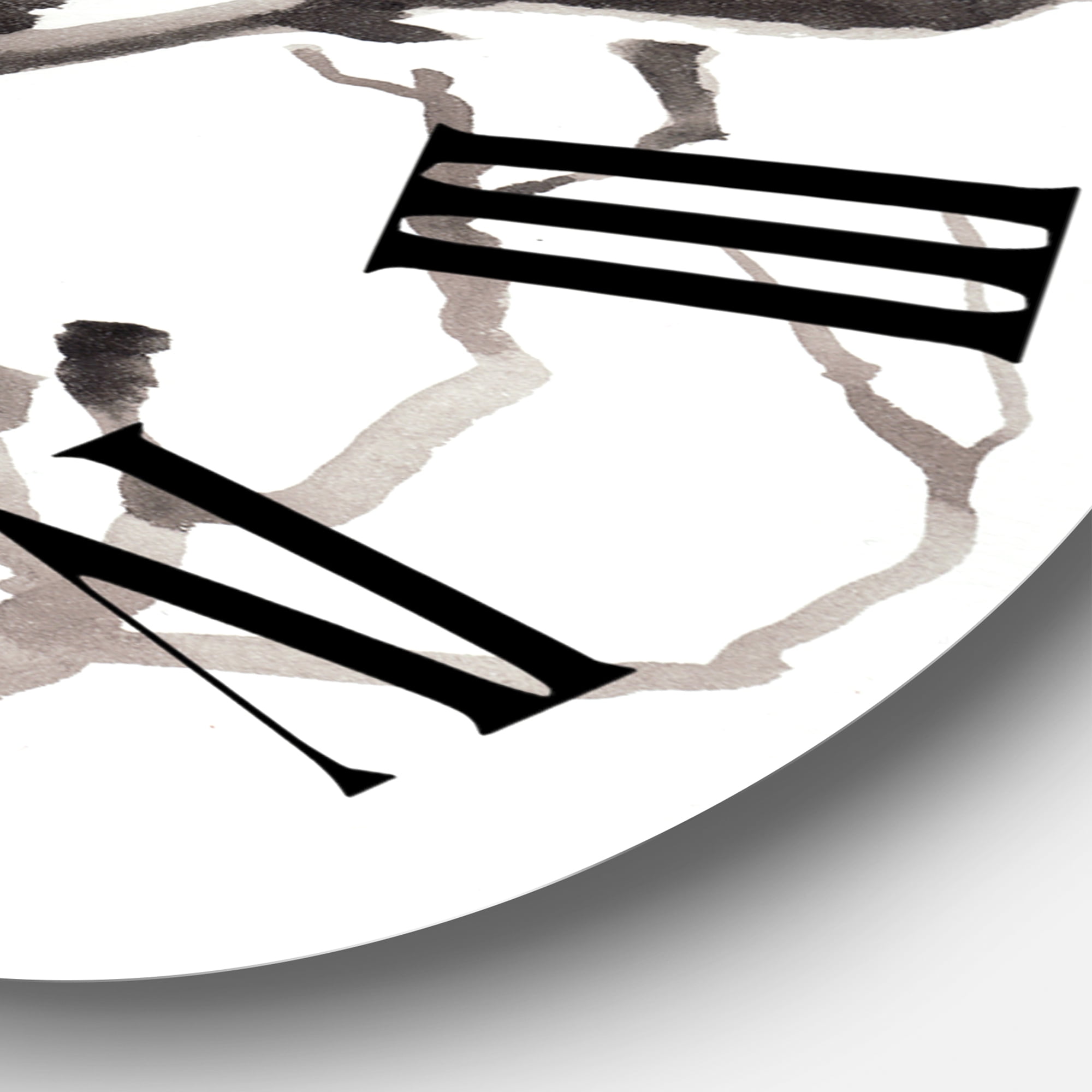 Designart 1 in Quartz Traditional Wall Clock