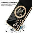 thumbnail image 3 of for Samsung Galaxy S21 Case [Support for Magsafe] Butterfly Pattern Magnetic Plating Screen Protector Luxury Elegant Case Camera Protector Soft Shockproof Protective Corner Cover -Black, 3 of 12