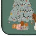 thumbnail image 4 of Red White Papillon Christmas Everyone Dish Drying Mat, 4 of 7