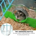 thumbnail image 5 of Pungan pet water feeder 2pcs 180ml Hamster Water Dispenser Hanging Fountain Rabbit Water Bottle,8.66"X8.66"X1.97", 5 of 10