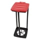 thumbnail image 2 of Soporte para bolsas de basura, moderno y portátil soporte creativo para bolsas de basura de exterior para usar en Rojo, 2 of 9