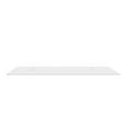 thumbnail image 2 of Modern 60" Solid Surface Minimalist Thin Vanity Countertop - White, 2 of 5