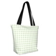 thumbnail image 3 of Kdxio Green Checkboard Women Reusable Grocery Bags Foldable Ripstop,Reusable Shopping Bags for Shopping,Gym,Gift, 3 of 8