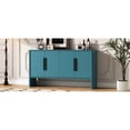 thumbnail image 6 of Vintage-style 4-door Sideboard With Ample Storage In Blue Antique Shade Charming For Home Interiors, 6 of 7