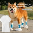 thumbnail image 2 of 20 Disposable Pet Foot Boots For Real, Cats And Dogs Feet, Pet Cat, Dog Supplies With Blue Bandage, 2 of 5