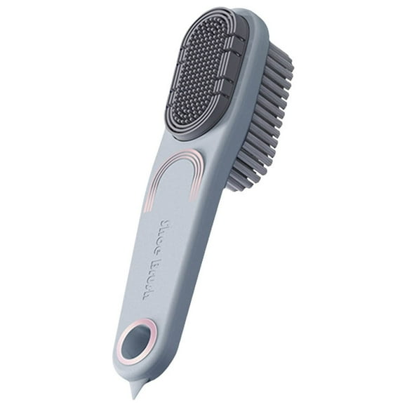 Fiudx Cepillo Multifuncional para Zapatos, Mango Ergonómico Antideslizante, Cerdas Suaves y Densas, Elimina Manchas Sin Rayar, Ideal para Lavar Ropa En Casa, Herramienta de Limpieza para Dormitorios,