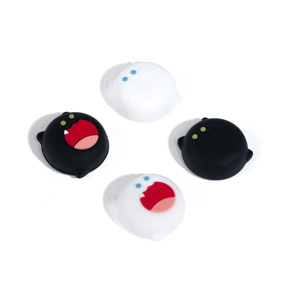 GeekShare 4PCS Nintendo Switch Thumb Grips, Soft Silicone Joystick Caps for Nintendo Switch/OLED/Lite - BOBO Cat