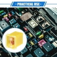 thumbnail image 2 of Unique Bargains 10 Pcs Mini Box Shaped Fuse 60 Amps Universal for Pickup Truck Cars SUV Durable Plastic Metal Yellow, 2 of 6