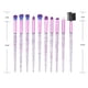 thumbnail image 3 of Xihbxyly Ofertas del día Juego de 10 brochas de maquillaje portátiles, brochas, juego de brochas para sombras de ojos, 3 of 7