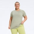 thumbnail image 7 of Women's Plus Size Shirts Short Sleeve Workout Shirts Quick Dry T-Shirts Loose Fit Tunic Tops for Athletic Yoga Running, 7 of 7