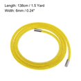 thumbnail image 2 of 2 Pcs 1.5 Yard 6 mm Rhinestone Tube Rope DIY Diamond String for DIY Trouser Hoodie Drawstring Sweaters Lemon, 2 of 5