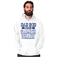 thumbnail image 4 of Fathers Day Dad Bod Video Gamer Brain Men's Big & Tall Graphic Hoodie Brisco Brands 4X, 4 of 5