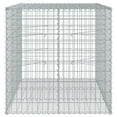 thumbnail image 3 of vidaXL Gabion Basket with Cover 39.4"x19.7"x39.4" Galvanized Iron, 3 of 5