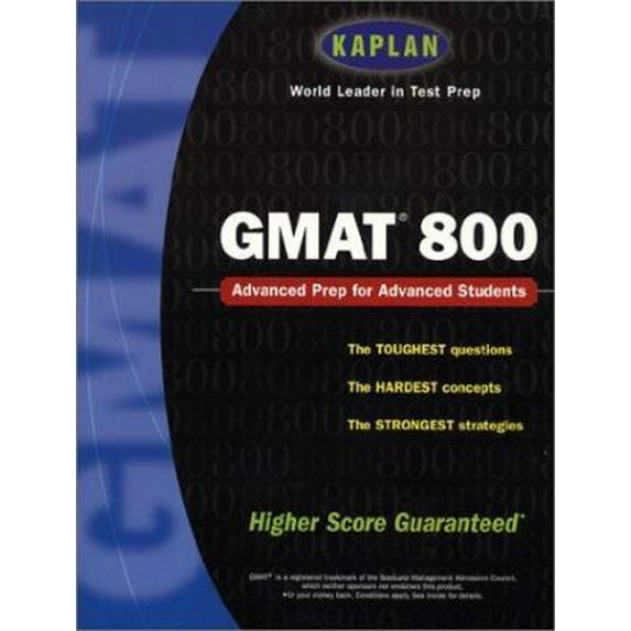 Pre-Owned Kaplan GMAT 800 (Paperback) 0743224345 9780743224345