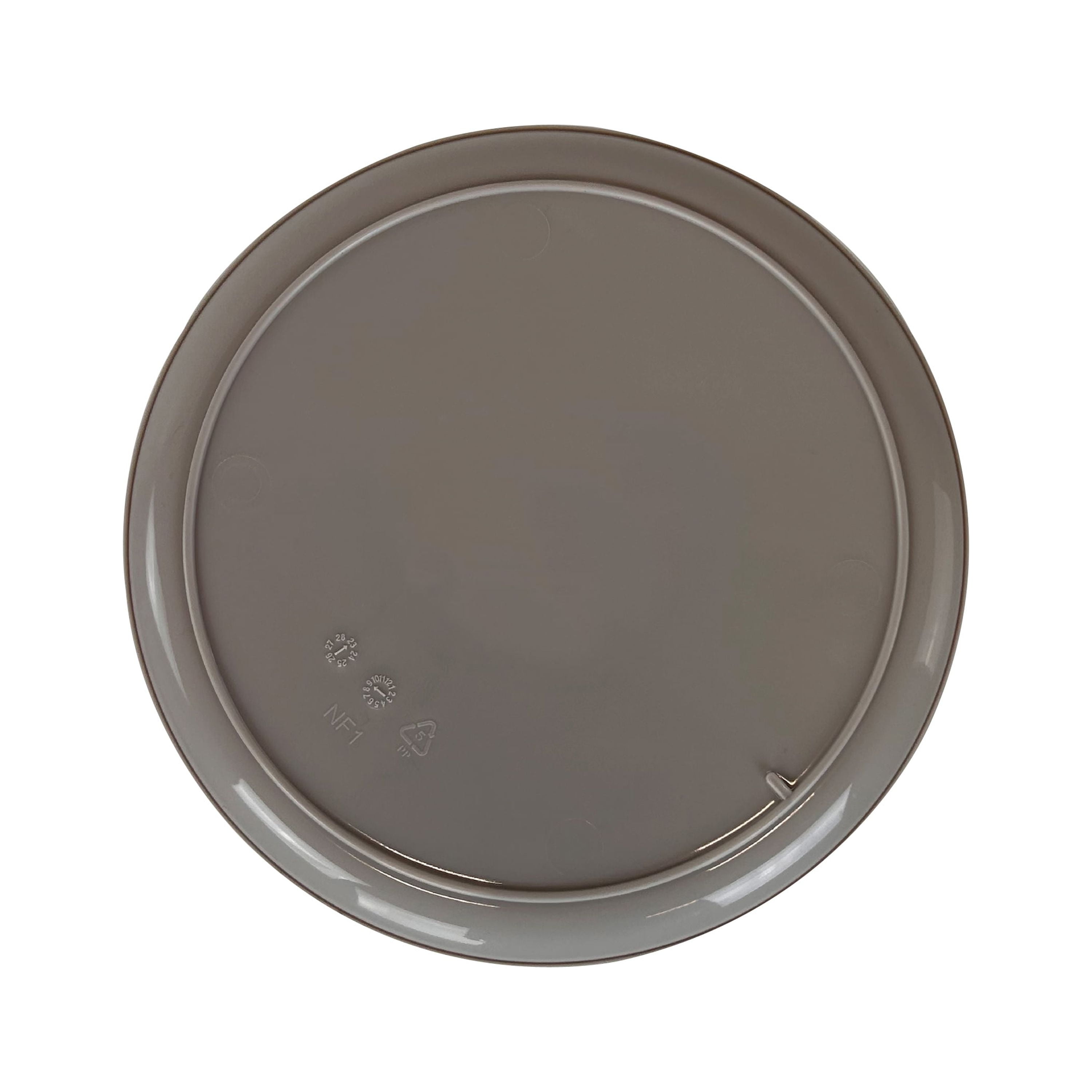 Mainstays 5 Gallon Plastic Open Top Trashcan, Taupe