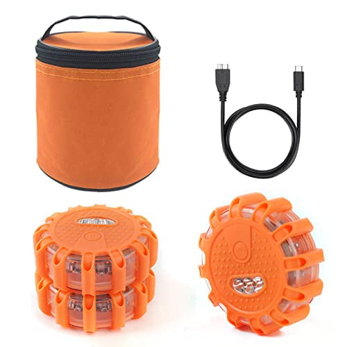 Ecoangel USB Rechargeable Emergency Lights Beacon 3 Disc Pack