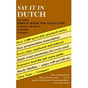 Say It in Dutch, Used [Paperback]