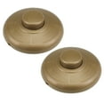 thumbnail image 5 of Uxcell Inline Foot Pedal Push Button Switch,Lamp Control ON/Off Foot switch Golden 2 packs, 5 of 5