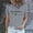 Grey, variant on QHWAUAKFBN T Shirts For Women Loose Fit Seester Short Sleeved Pullover Round Neck Tshirts Top