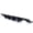 Matte Black + Blue Reflective Tape, variant on Ikon Motorsports Rear Diffuser Compatible With 2020-2023 Dodge Charger Widebody IKON Style PP Rear Bumper Lip With 4 Fins Gloss Black With Blue Reflective Tape