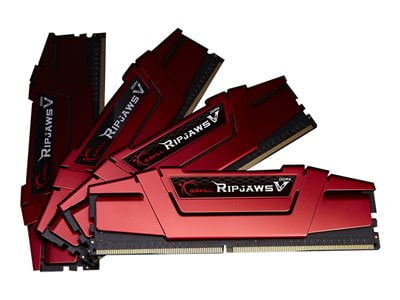 4 x 8GB G.SKILL 32GB Ripjaws V Series DDR4 PC4-25600 3200MHz Desktop Memory Model F4-3200C15Q-32GVR