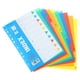thumbnail image 1 of juego de separadores para cuadernos domésticos, separadores de oficina, prácticos separadores de carpetas, accesorio para libros (números 1-10), 1 of 8