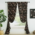 thumbnail image 5 of NICETOWN Green Velvet Curtains for Bedroom, Rose Printed Velvet Curtains Back Tab Thermal Insulated Room Darkening Drapes for Living Room, 52"x102", 2 Panels, 5 of 9
