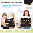 thumbnail image 5 of First Day of School Board Sign 11"x14" Double Sided Reusable and Erasable 1st First & Last Day Chalkboard Sign with 7 Liquid Chalk Markers Photo Prop Gift Back to School Supplies DIY Board for Kinder, 5 of 11