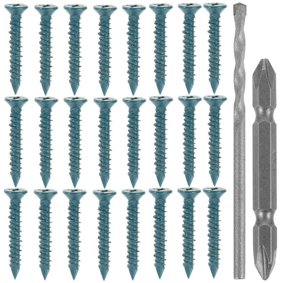 1 Set Wall Anchor Concrete Screw And Drill Bit Wall Fixing Tool Concrete Screws Concrete Anchors