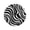 Black White Ink Zebra Pattern, variant on Round Premium Polyester Tablecloth Round Table Cloth Cover For Kitchen And Dining Room Black White Ink Zebra Pattern
