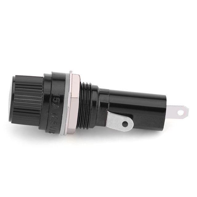 5 piezas de fusible montado en panel eléctrico para 6 30 fusibles de vidrio CA 125 V 15 A/250 V 10 A comer prensa fusible Spptty electrónica del vehículo