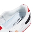thumbnail image 4 of LUCKY STEP Stylish Comfort Low Top Sneakers Casual Lace Up Walking Shoes,Black/White/Red,Womens, 4 of 5