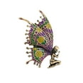thumbnail image 2 of Broche para mujer, ramillete, elegantes Vintage esmaltadas, accesorios coloridos, insignia de broche para ropa, bolsos de vestir, , púrpura Yinane Broche, 2 of 7
