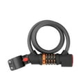 thumbnail image 1 of Bike Cable Lock With 5-digit Code Password Coiled Anti-theft Security With Taillight Bicycle Lock(s, 1 of 5