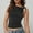 Black, variant on Fashion Olyvenn Women One Shoulder Ruched Crop Tank Tops Y2K Off The Shoulder Twist Strap Summer Tanks Tops Going Out Crop Shirts Red M
