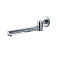 thumbnail image 2 of Bathroom Basin Faucet Tap, Mixer Swivel Spout Accessories Wall Mounted Water Outlet Black Grey Brass Bathtub Faucet Bibcock, 2 of 8